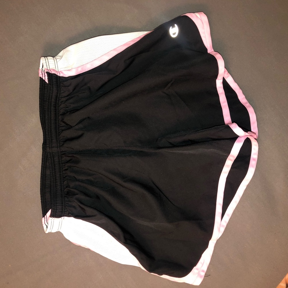 XS black athletic shorts